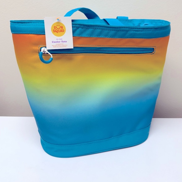 NWT Target Sun Squad 12 Can Insulated Soft Sided Cooler Tote easy to carry - Picture 1 of 4